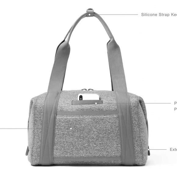 Dagne Dover Landon Bag Grey Medium - Picture 2 of 7